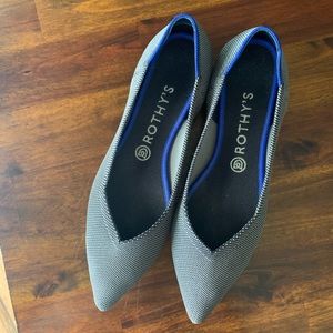 Rothy’s Cloud Grey Birdseye Points